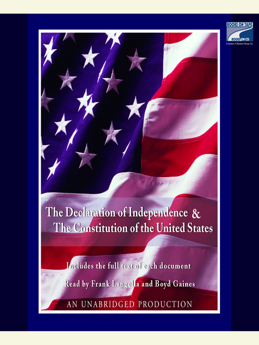 Title details for The Declaration of Independence and the Constitution of the United States by Various - Available
